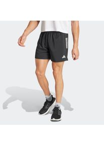 Laufshorts adidas Performance "OWN THE RUN", Herren, Gr. XXL, L-Gr, schwarz (schwarz, innenbeinl&auml;nge ca. 23 cm), Obermaterial: 100% Polyester, clean, Hosen Laufshorts