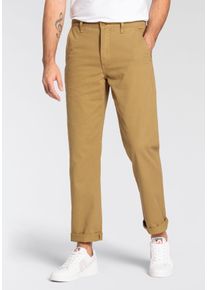 Levi's Chinohose LEVI'S "CHINO AUTHENTIC STRT", Herren, Gr. 34, L&auml;nge 30, gr&uuml;n (british khaki soft g), Web, Obermaterial: 100% Baumwolle, unifarben, regular fit kn&ouml;chellang, Hosen Chinohose, in vielen Farben
