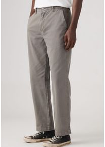 Levi's Chinohose LEVI'S "CHINO AUTHENTIC STRT", Herren, Gr. 34, L&auml;nge 30, grau (pewter soft gd), Web, Obermaterial: 100% Baumwolle, unifarben, regular fit kn&ouml;chellang, Hosen Chinohose, in vielen Farben