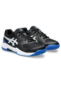 Tennisschuh asics "GEL-DEDICATE 8 GS", Jungen, Gr. 40, blau (schwarz, tuna blau), Synthetik, Schuhe Tennisschuh, Multicourt-Schuh, Allcourt-Schuh