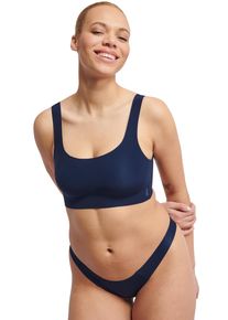 Bustier Sloggi "ZERO Feel 2.0 Top", Damen, Gr. XL, N-Gr, blau (navy blau), Single Jersey, Obermaterial: 76% Polyamid, 24% Elasthan, unifarben, BHs Bustier, nahtlos und unsichtbar, Topseller