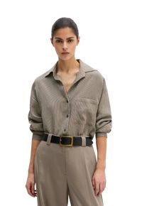 Marc O'Polo Langarmbluse MARC O'POLO, Damen, Gr. 34, medium braun, Obermaterial: 86% Viskose, 14% Polyamid, Manschette, Blusen Langarmbluse