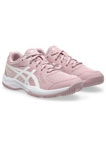 Hallenschuh asics "UPCOURT 6 GS", Jungen, Gr. 35,5, morganite, wei&szlig;, Textil, Schuhe Hallenschuh, geeignet f&uuml;r Handball&Volleyball, Indoorschuh, nicht abf&auml;rbende Sohle
