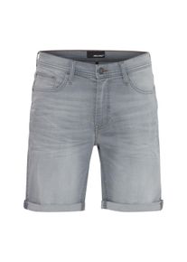 Jeansshorts Blend "Jeansshorts BHDenimshorts", Herren, Gr. L, N-Gr, grau (denim lightgrau, 23), Obermaterial: 98% Baumwolle CO. 2% Elasthan EL., Jeans Jeansshorts