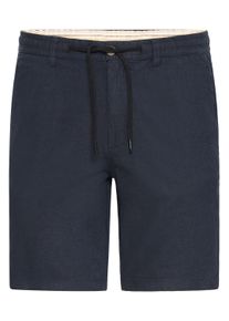 Chinoshorts Kronstadt "Chinoshorts KSRafa", Herren, Gr. 3XL, N-Gr, blau (sky captain), Obermaterial: 55% Baumwolle CO. 32% Viskose CV. 13% Leinen LI., Hosen Chinoshorts
