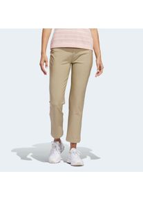 Chinohose adidas Performance "ULTIMATE365+ ANKLE PANTS", Damen, Gr. M, N-Gr, hemp, normal, gr., Obermaterial: 90% Polyester, 10% Elasthan, 7/8-L&auml;nge, Hosen Chinohose