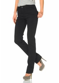 Stretch-Jeans MAC "Dream", Damen, Gr. 46, L&auml;nge 32, schwarz (schwarz32), Denim/Jeans, Obermaterial: 48% Baumwolle, 48% Polyester, 4% Elasthan, clean, eng normal, Jeans Stretch-Jeans, mit Stretch f&uuml;r den perfekten Sitz, Topseller
