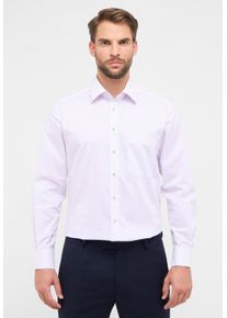 Langarmhemd Eterna "COMFORT FIT", Damen, Gr. 41, Normalgr&ouml;&szlig;en, lavender, Popeline, 100% Baumwolle, normal, Manschette, Hemden Langarmhemd, NON IRON (b&uuml;gelfrei)