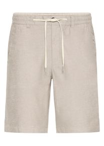 Chinoshorts Kronstadt "Chinoshorts KSRafa", Herren, Gr. 3XL, N-Gr, braun (fungi), Obermaterial: 55% Baumwolle CO. 32% Viskose CV. 13% Leinen LI., Hosen Chinoshorts