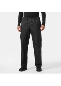 Regenhose Helly Hansen "HH RAIN PANT", Herren, Gr. L, N-Gr, schwarz, Web, Obermaterial: 100% Polyester. Futter: 100% Polyester, unifarben, Basic lang, Hosen Regenhose, atmungsaktiv, wind- und wasserdicht, versiegelte N&auml;hte
