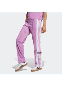 Sporthose adidas originals "ADIBREAK", Damen, Gr. M, N-Gr, lila (preloved lila, normal, gr.), Obermaterial: 100% Polyester, Hosen Sporthose, lockerer Schnitt, mit Seitentaschen, aus weichem Trikotmaterial