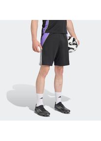 Trainingsshorts adidas Performance "TIRO 24", Herren, Gr. S, N-Gr, lila (schwarz, lila rush, normal, gr.), Obermaterial: 100% Polyester, Hosen Trainingsshorts