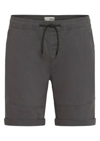!Solid Chinoshorts SOLID "Chinoshorts SDHenk", Herren, Gr. 3XL, N-Gr, grau (forged iro), Obermaterial: 98% Baumwolle CO. 2% Elasthan EL., Hosen Chinoshorts