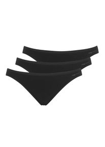 Minislip Mey "Superfine Organic", Damen, Gr. 46, schwarz, Single Jersey, Obermaterial: 92% Baumwolle, 8% Elasthan, unifarben, normal, Unterhosen Minislip, mit weichen Beinabschl&uuml;ssen