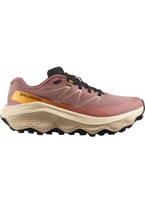 Laufschuh Salomon "ULTRA FLOW 2 GORE-TEX W", Damen, Gr. 42,5, burlwood, tender peach, warm apricot, Synthetik, Textil, Schuhe Laufschuh, wasserdicht