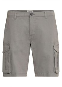 !Solid Cargoshorts SOLID "Cargoshorts SDKARIM", Herren, Gr. XXL, N-Gr, grau (pewter), Obermaterial: 99% Baumwolle CO. 1% Elasthan EL., Hosen Cargoshorts