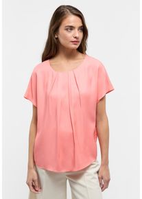Shirtbluse Eterna "LOOSE FIT", Damen, Gr. 40, orange (koralle), 100% Viskose, Blusen Shirtbluse