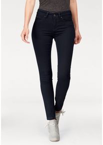 Skinny-fit-Jeans MAC "Dream Skinny", Damen, Gr. 46, L&auml;nge 34, blau (blau rinsed), Jeans, Obermaterial: 65% Baumwolle, 31% Polyester, 4% Elasthan, sehr figurbetont lang, Jeans Skinny-fit-Jeans, in hochelastische Qualit&auml;t f&uuml;r den perfekten Sitz