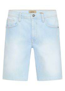 Jeansshorts Blend "Shorts BHTWISTER", Herren, Gr. L, N-Gr, blau (denim light blau), Obermaterial: 98% Baumwolle CO. 2% Elasthan EL., Jeans Jeansshorts