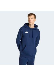 Kapuzensweatshirt adidas Performance "ENTRADA26 HOODIE", Herren, Gr. XL, team navy blau 2, wei&szlig;, Obermaterial: 70% Baumwolle, 30% Polyester, angesetztes B&uuml;ndchen, Sweatshirts Kapuzensweatshirt