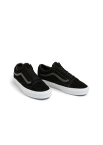 Sneaker Vans "Old Skool", Damen, Gr. 38, blk, pig suede schwarz, Leder, Schuhe Sneaker, unisex