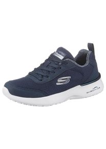 Sneaker Skechers "Skech-Air Dynamight - Fast Brake", Damen, Gr. 35, blau (navy), Synthetik, Textil, Schuhe Sneaker, Metallic-Element an der Ferse, Freizeitschuh, Halbschuh, Schn&uuml;rschuh