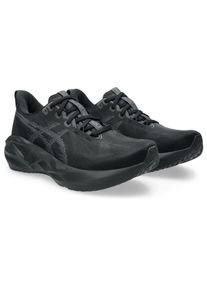 Laufschuh asics "NOVABLAST 5", Herren, Gr. 48, schwarz (schwarz, carrier grau), Textil, Schuhe Laufschuh, mit Engineered Jacquard Mesh-Obermaterial, mit FF BLAST MAX Foam