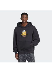 Kapuzensweatshirt adidas originals "WABASH LOOSE", Herren, Gr. L, schwarz, Obermaterial: 100% Baumwolle, normal, Rundhals, angesetztes B&uuml;ndchen, Sweatshirts Kapuzensweatshirt