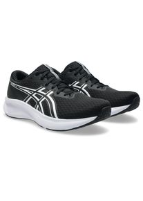 Laufschuh asics "PATRIOT 14", Herren, Gr. 47, schwarz-wei&szlig; (schwarz, wei&szlig;), Textil, Schuhe Laufschuh, atmungsaktives Mesh-Obermaterial, Energiegeladene Mittelsohle