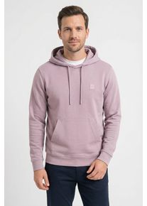 Kapuzensweatshirt BOSS Orange "Wetalk", Herren, Gr. M, light, pastel lila539, Sweatware, Obermaterial: 100% Baumwolle, regular fit h&uuml;ftlang, hoch geschlossener Ausschnitt, weit B&uuml;ndchen, Sweatshirts Kapuzensweatshirt, mit gesticktem BOSS Markenlabel