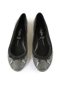 Trainingsschuh Buffalo "Buffalo Glam -Vegan Satin", Damen, Gr. 36, schwarz, silber, Kunstfaser, unifarben, Schuhe