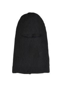 Beanie Urban Classics "Urban Classics Unisex Knitted Balaclava", Herren, Gr. onesize, schwarz, 50% Viskose, 28% Polyester, 22% Polyamid, M&uuml;tzen Beanie