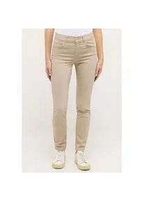 Straight-Jeans Angels "CICI", Damen, Gr. 38, L&auml;nge 28, sand used, Web, Obermaterial: 89% Baumwolle, 8% Polyester, 3% Elasthan, slim fit normal, Jeans Straight-Jeans, in Slim Fit-Passform