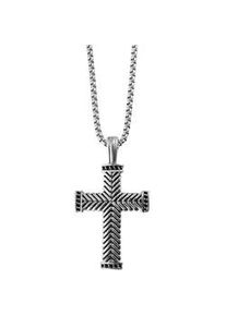 Adelia&acute;s Kette ohne Anh&auml;nger ADELIA ́S "Unisex Halskette mit Anh&auml;nger &ndash; Kreuz aus Edelstahl", silber, Halsketten, Damen, 61cm, Edelstahl, Ein kleines Geschenk mit gro&szlig;er Wirkung