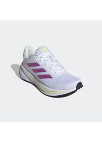 Laufschuh adidas Performance "RESPONSE", Damen, Gr. 40, cloud wei&szlig;, lila burst, pulse lime, Synthetik, Textil, Schuhe Laufschuh