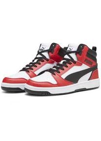 Sneaker Puma "Rebound Sneakers Erwachsene", Herren, Gr. 38, rot (wei&szlig; schwarz for all time rot), Obermaterial: Synthetik, Textil; Futter: Textil; Innensohle: Keine Angabe; Laufsohle: Gummi, Schuhe Sneaker