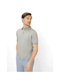 Rundhalspullover Brax "Style PASCAL", Herren, Gr. XXXL (58/60), hellgrau, Strick, 44% Baumwolle, 36% Leinen, 20% Polyester, Pullover Rundhalspullover