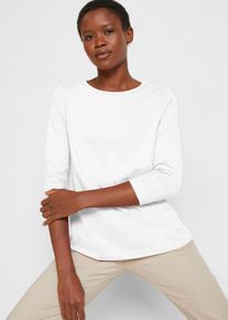bonprix Longshirt (5er-Pack), rosa, Gr.52/54 (XXL), vielseitig kombinierbares Langarmshirt mit rundem Hals, aus 100% Baumwolle