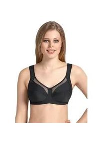 Entlastungs-BH Anita SINCE 1886 "Clara", Damen, Gr. 100, Cup F, schwarz, Microtouch, Obermaterial: 85% Polyamid, 15% Elasthan, Mesh, Netz, leicht transparent, matt, unifarben, BHs Entlastungs-BH, gepolsterte Tr&auml;ger, Netzeinsatz vorn, ohne B&uuml;gel, feminin, bequem