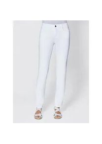 Stretch-Jeans Ascari, Damen, Gr. 42, Normalgr&ouml;&szlig;en, wei&szlig;, 91% Baumwolle, 6% Polyester, 3% Elasthan, unifarben, lang, Jeans, Topseller