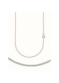 Collierkettchen Firetti "Schmuck Geschenk Silber 925 Halsschmuck Halskette Ankerkette rund" Gr. 60, silber (silberfarben), Halsketten, Damen, 60, Silber 925 (Sterlingsilber), B: 1,1mm, Made in Germany, B:1,1mm