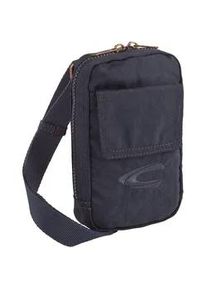 Umh&auml;ngetasche Camel Active "Journey", Herren, Gr. B/H/T: 11,5cm x 19,5cm x 4cm, blau, Nylon, aufgeraut, bestickt, clean, unifarben, unifarben mit Farbeinsatz, Taschen Umh&auml;ngetasche, aus leichtem robusten Nylon, funktional perfekt f&uuml;r alle Lebenslagen