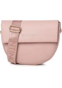 Umh&auml;ngetasche Valentino BAGS "BIGS", Damen, Gr. B/H/T: 24,5cm x 19cm x 8cm, beige (puder), Lederimitat, unifarben, Taschen Umh&auml;ngetasche, Handtasche Damen Schultertasche mit goldfarbenen Details