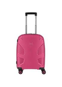 Hartschalen-Trolley IMPACKT "IP1, verschiedene Gr&ouml;&szlig;en und Farben", Gr. B/H/T: 40cm x 55cm x 20cm 38 l, pink (flora pink), Polypropylen, unifarben, Koffer, Hartschalen-Koffer vegan Koffer Reisegep&auml;ck USB-Port TSA Zahlenschloss