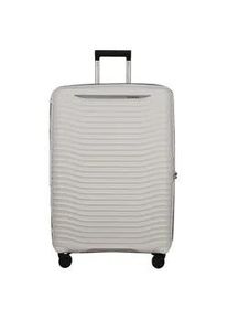 Hartschalen-Trolley Samsonite "UPSCAPE, verschiedene Gr&ouml;&szlig;en und Farben", Gr. B/H/T: 51cm x 75cm x 30cm 104 l, wei&szlig; (cloud wei&szlig;), Polypropylen, gestreift, Koffer, Volumenerweiterung Reisegep&auml;ck Hartschalen-Koffer TSA-Zahlenschloss