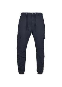 Cargohose Urban Classics "Urban Classics Herren Cargo Jogging Pants", Herren, Gr. XS, US-Gr&ouml;&szlig;en, navy, 100% Baumwolle, unifarben, normal, Hosen Cargohose