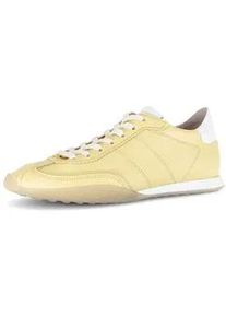 Sneaker Gabor "Sneaker low", Herren, Gr. 38, gelb, Schuhe Sneaker