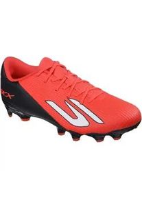Fu&szlig;ballschuh Skechers "GOLD FG, Go Soccer Mens, Skechers Skx_2 Academy Fg", Herren, Gr. 40, rdbk rot schwarz, Lederimitat, Schuhe Fu&szlig;ballschuh, Sportschuh, Naturrasenschuh mit Stollen