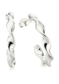 Paar Creolen Kangaroos "Schmuck Geschenk Silber 925 Ohrschmuck Ohrringe", silber (silberfarben), Ohrringe, Damen, Silber 925 (Sterlingsilber)