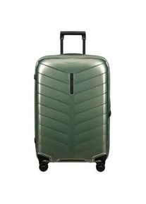 Hartschalen-Trolley Samsonite "ATTRIX, verschiedene Gr&ouml;&szlig;en und Farben", Gr. B/H/T: 46cm x 69cm x 27cm 73 l, gr&uuml;n (basil gr&uuml;n), Polypropylen, Strukturmuster, Koffer, Hartschalen-Koffer Reisegep&auml;ck TSA-Schloss Volumenerweiterung bei S